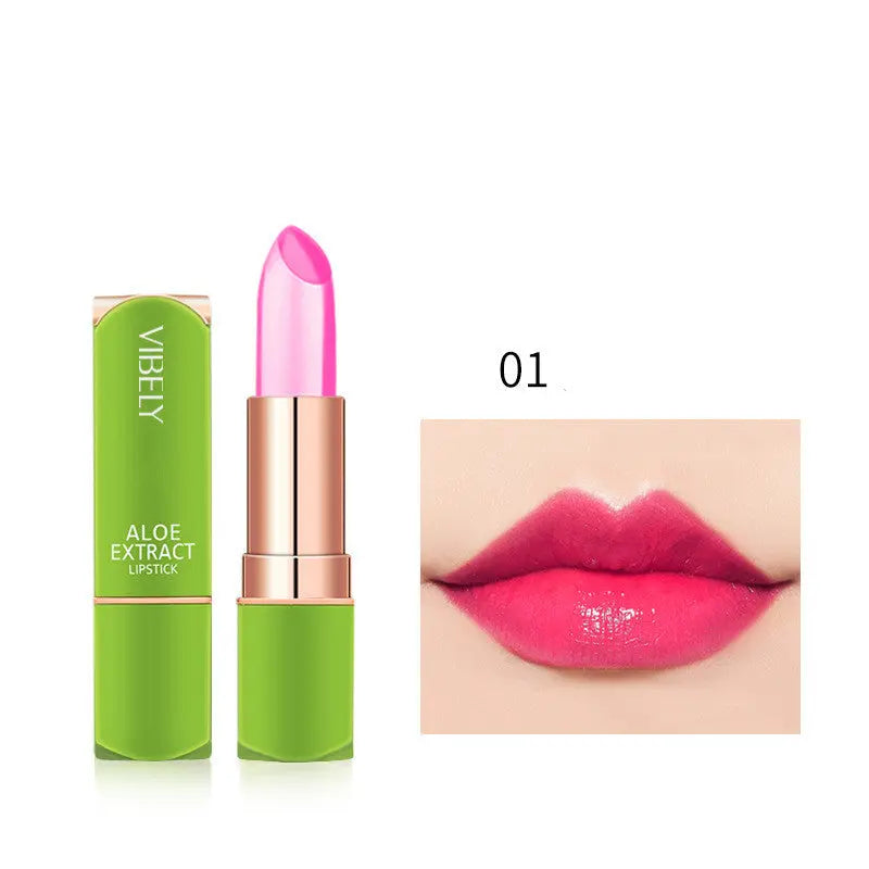 Moisturizing Warm And Color Changing Jelly Lipstick - Trending's Arena Beauty Moisturizing Warm And Color Changing Jelly Lipstick LIPs Products Fuchsia
