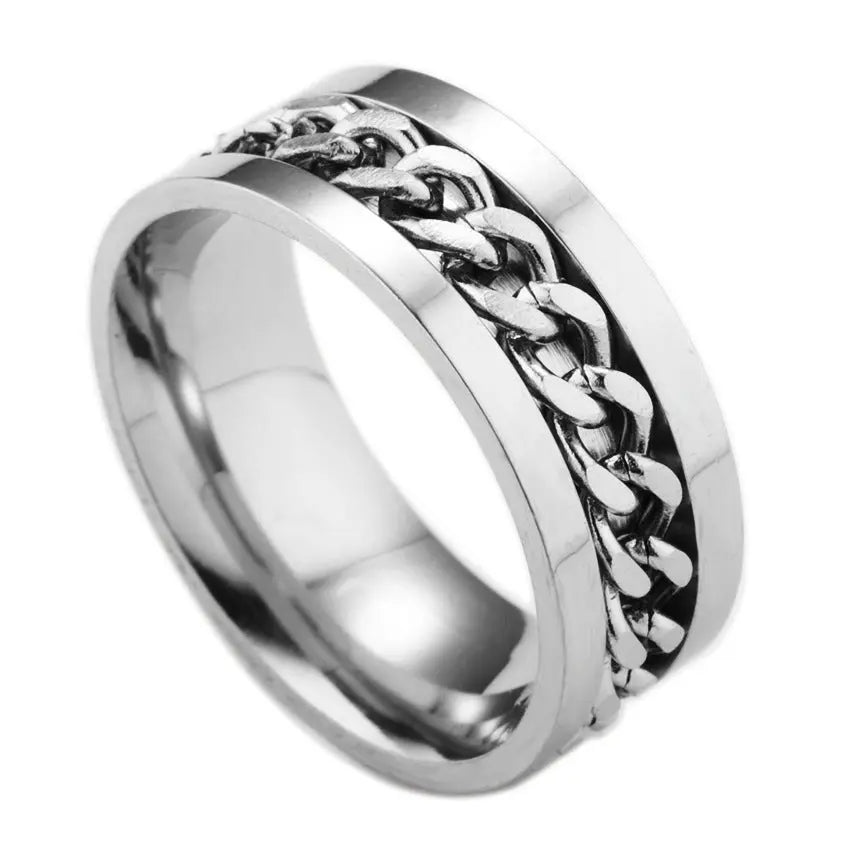 Stainless Steel Spinner Ring Beer Corkscrew Artifact Fashion Simple Heterosexual Rings Casual Men And Women Jewelry Bague Femme - Trending's Arena Beauty Stainless Steel Spinner Ring Beer Corkscrew Artifact Fashion Simple Heterosexual Rings Casual Men And Women Jewelry Bague Femme Hand & Arm Products Silver-No.9