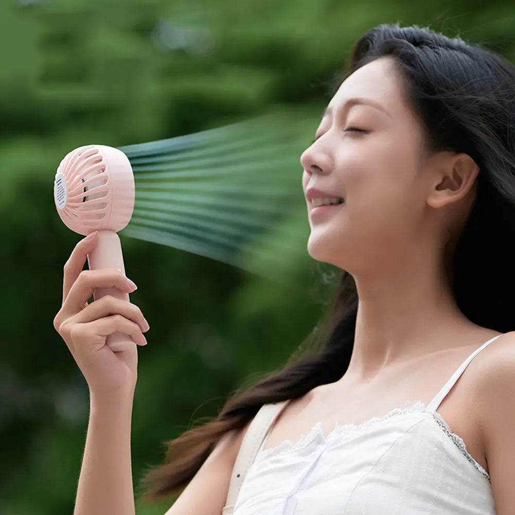 Mini Handheld Mute Fan Semiconductor Refrigeration Cooling Portable Air Conditioner Battery USB Rechargeable Fan Outdoor - Trending's Arena Beauty Mini Handheld Mute Fan Semiconductor Refrigeration Cooling Portable Air Conditioner Battery USB Rechargeable Fan Outdoor Electronics Facial & Neck 