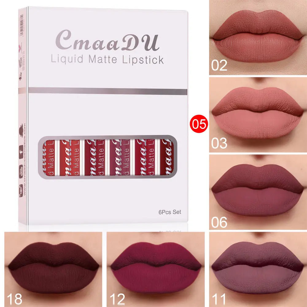 Boxes Of Matte Non-stick Cup Waterproof Lipstick Long Lasting Lip Gloss - Trending's Arena Beauty Boxes Of Matte Non-stick Cup Waterproof Lipstick Long Lasting Lip Gloss LIPs Products E