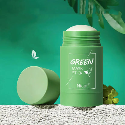 Cleansing Green Tea Mask Clay Stick Oil Control Anti-Acne Whitening Seaweed Mask Skin Care - Trending's Arena Beauty Cleansing Green Tea Mask Clay Stick Oil Control Anti-Acne Whitening Seaweed Mask Skin Care Skin Care 