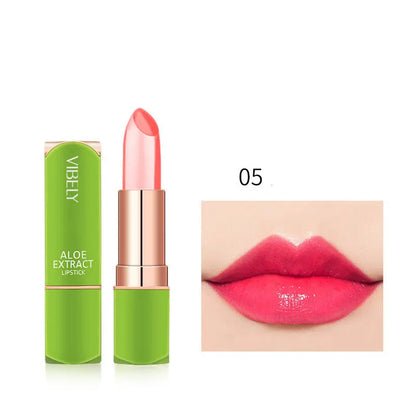 Moisturizing Warm And Color Changing Jelly Lipstick - Trending's Arena Beauty Moisturizing Warm And Color Changing Jelly Lipstick LIPs Products Scarlet-red