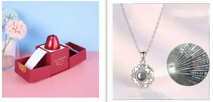 Hot Valentine's Day Gifts Metal Rose Jewelry Gift Box Necklace For Wedding Girlfriend Necklace Gifts - Trending's Arena Beauty Hot Valentine's Day Gifts Metal Rose Jewelry Gift Box Necklace For Wedding Girlfriend Necklace Gifts Electronics Facial & Neck Set5