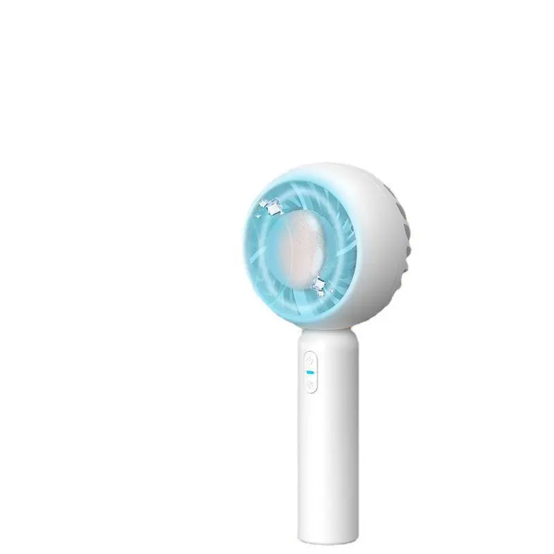 Mini Handheld Mute Fan Semiconductor Refrigeration Cooling Portable Air Conditioner Battery USB Rechargeable Fan Outdoor - Trending's Arena Beauty Mini Handheld Mute Fan Semiconductor Refrigeration Cooling Portable Air Conditioner Battery USB Rechargeable Fan Outdoor Electronics Facial & Neck White-USB