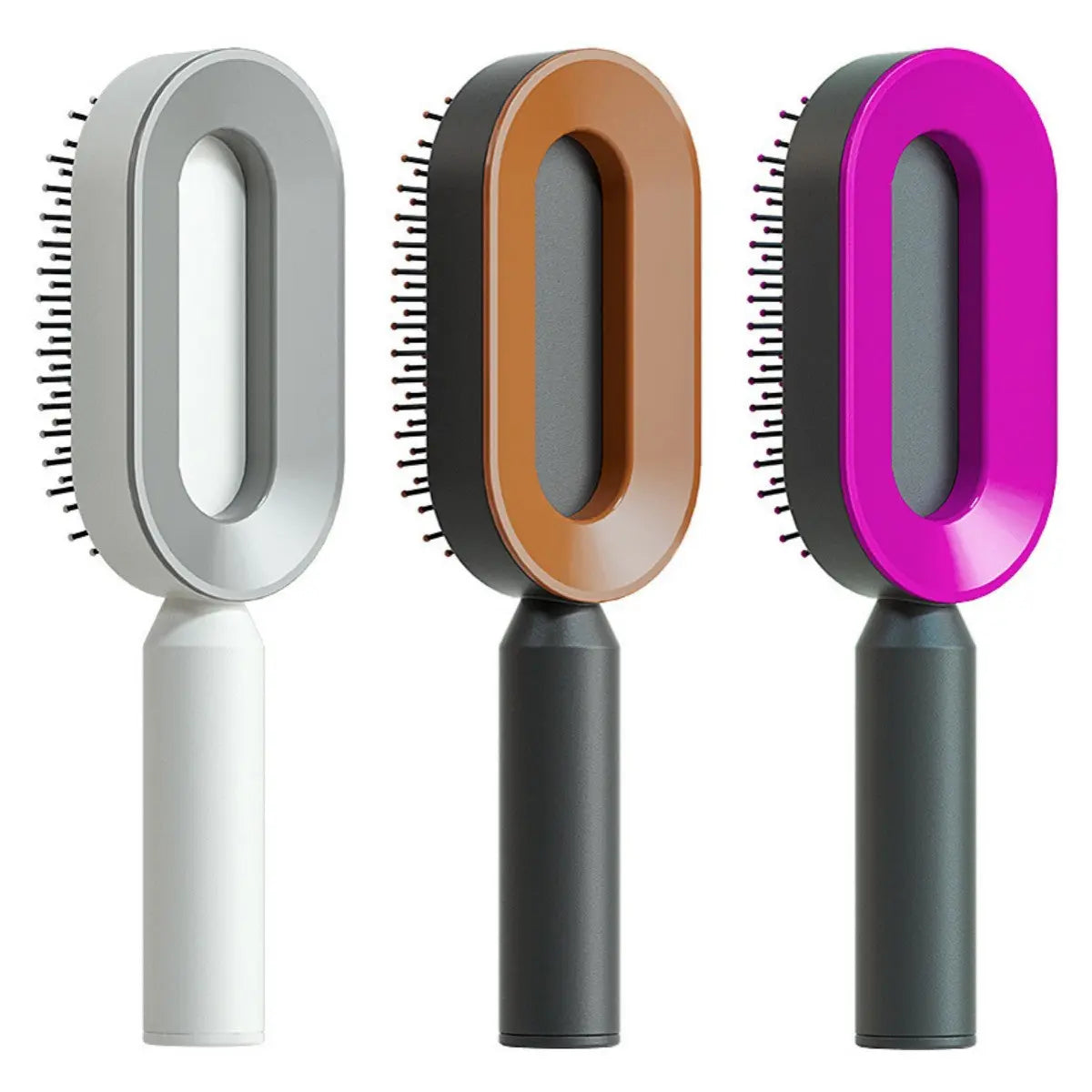 Self Cleaning Hair Brush For Women One-key Cleaning Hair Loss Airbag Massage Scalp Comb Anti-Static Hairbrush - Trending's Arena Beauty Self Cleaning Hair Brush For Women One-key Cleaning Hair Loss Airbag Massage Scalp Comb Anti-Static Hairbrush FACE Set-Z