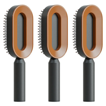 Self Cleaning Hair Brush For Women One-key Cleaning Hair Loss Airbag Massage Scalp Comb Anti-Static Hairbrush - Trending's Arena Beauty Self Cleaning Hair Brush For Women One-key Cleaning Hair Loss Airbag Massage Scalp Comb Anti-Static Hairbrush FACE Set-Q