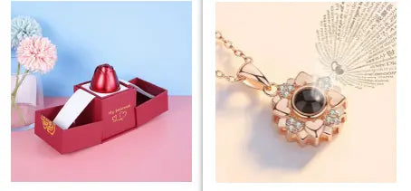 Hot Valentine's Day Gifts Metal Rose Jewelry Gift Box Necklace For Wedding Girlfriend Necklace Gifts - Trending's Arena Beauty Hot Valentine's Day Gifts Metal Rose Jewelry Gift Box Necklace For Wedding Girlfriend Necklace Gifts Electronics Facial & Neck Set6