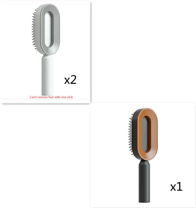 Self Cleaning Hair Brush For Women One-key Cleaning Hair Loss Airbag Massage Scalp Comb Anti-Static Hairbrush - Trending's Arena Beauty Self Cleaning Hair Brush For Women One-key Cleaning Hair Loss Airbag Massage Scalp Comb Anti-Static Hairbrush FACE Set5