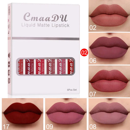 Boxes Of Matte Non-stick Cup Waterproof Lipstick Long Lasting Lip Gloss - Trending's Arena Beauty Boxes Of Matte Non-stick Cup Waterproof Lipstick Long Lasting Lip Gloss LIPs Products B