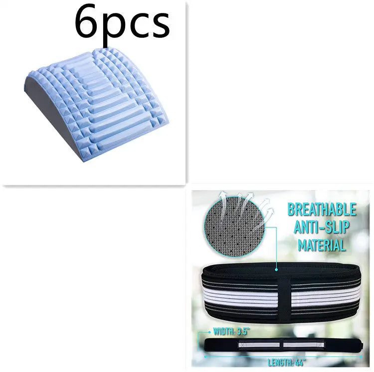Back Stretcher Pillow Neck Lumbar Support Massager For Neck Waist Back Sciatica Herniated Disc Pain Relief Massage Relaxation - Trending's Arena Beauty Back Stretcher Pillow Neck Lumbar Support Massager For Neck Waist Back Sciatica Herniated Disc Pain Relief Massage Relaxation Body Slimmer Suit9