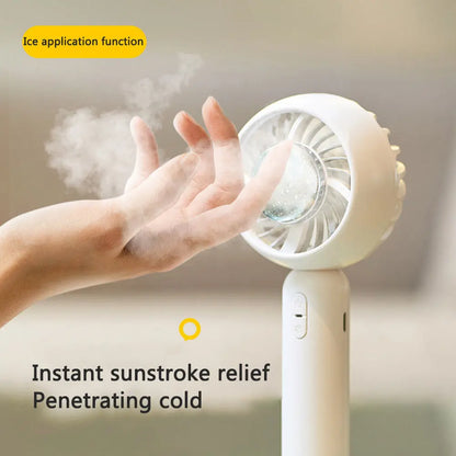 Mini Handheld Mute Fan Semiconductor Refrigeration Cooling Portable Air Conditioner Battery USB Rechargeable Fan Outdoor - Trending's Arena Beauty Mini Handheld Mute Fan Semiconductor Refrigeration Cooling Portable Air Conditioner Battery USB Rechargeable Fan Outdoor Electronics Facial & Neck 