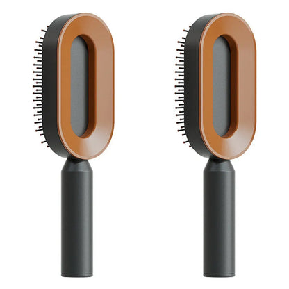 Self Cleaning Hair Brush For Women One-key Cleaning Hair Loss Airbag Massage Scalp Comb Anti-Static Hairbrush - Trending's Arena Beauty Self Cleaning Hair Brush For Women One-key Cleaning Hair Loss Airbag Massage Scalp Comb Anti-Static Hairbrush FACE Set-J