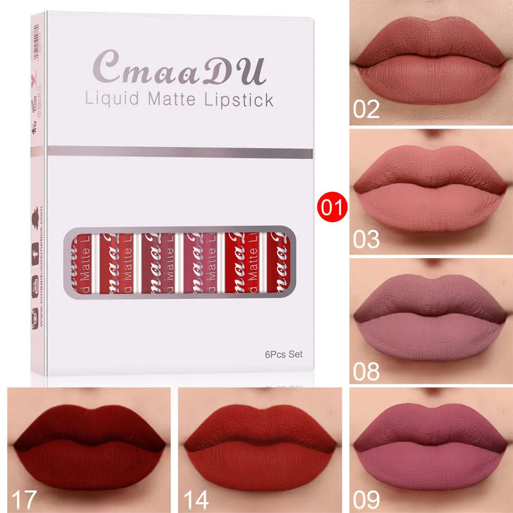 Boxes Of Matte Non-stick Cup Waterproof Lipstick Long Lasting Lip Gloss - Trending's Arena Beauty Boxes Of Matte Non-stick Cup Waterproof Lipstick Long Lasting Lip Gloss LIPs Products A
